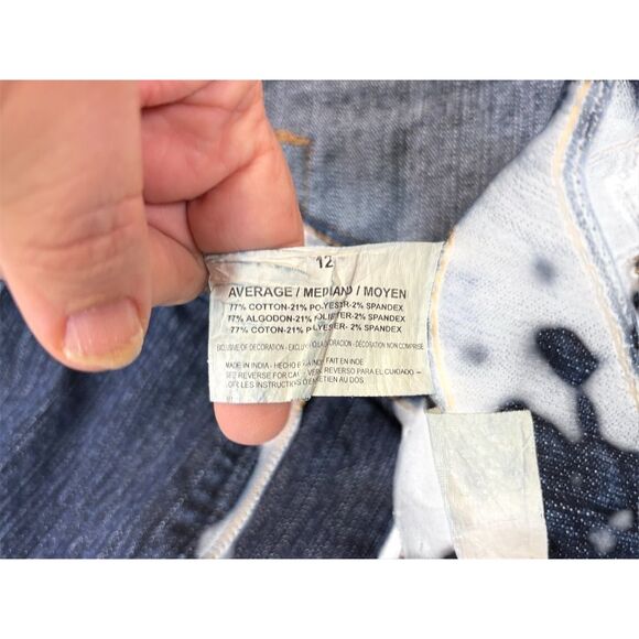 Nine West Women's Straight Jeans Size 12 Blue Dark Wash - Picture 12 of 12